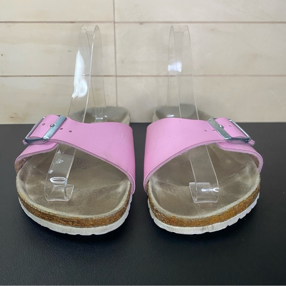 Birkenstock Madrid Sandals Pink Women's Size 8 Shoes EU39 Bikro-Flor Slides - Picture 5 of 10